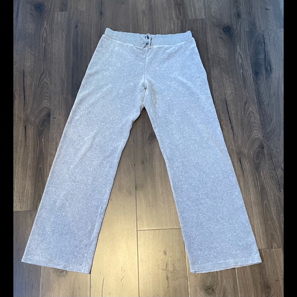 LAST SALE GAP STRETCH GREY ELASTIC DRAWSTRING WAIST FLEECE LOUNGE/ATHLETIC